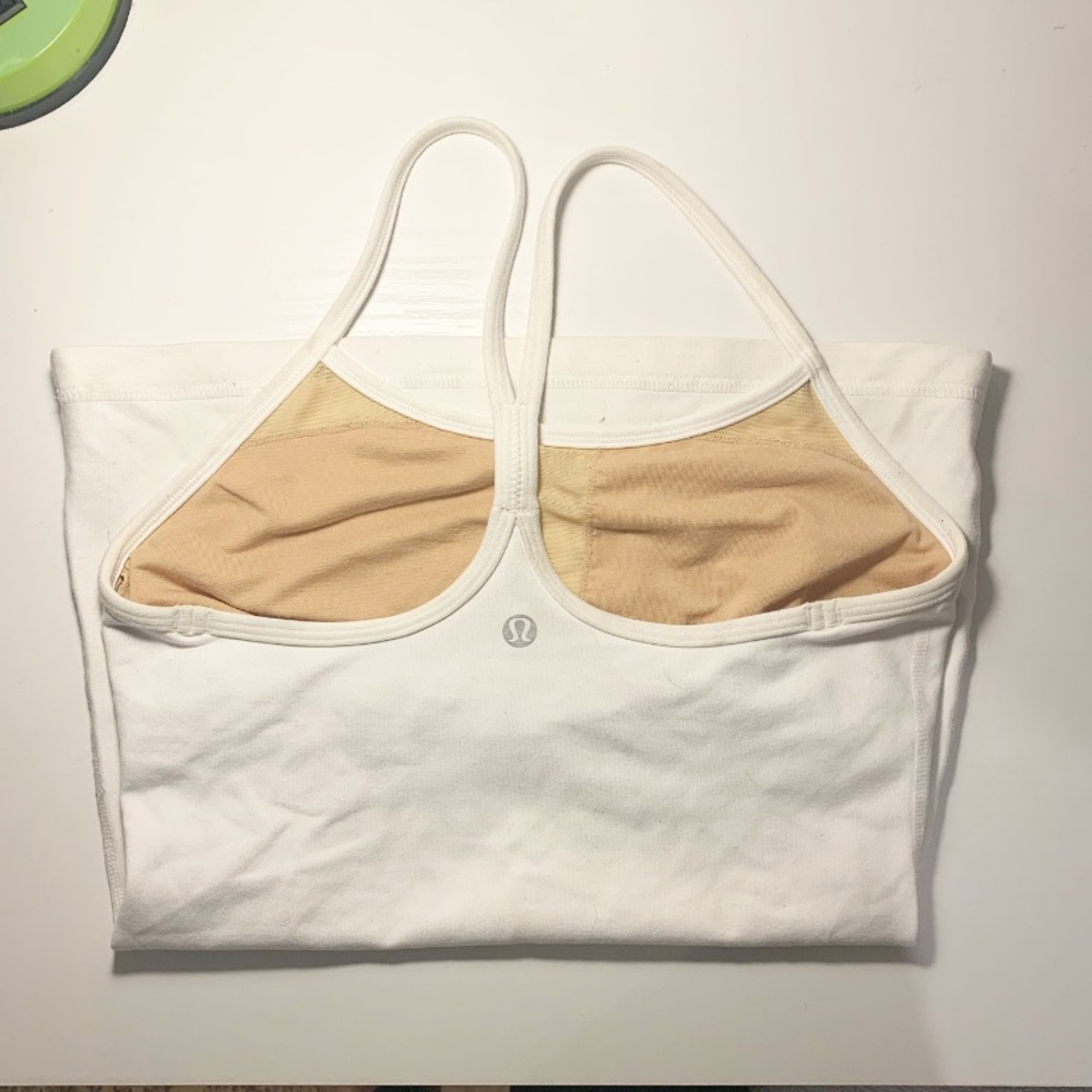 Lululemon white tank top
